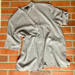 Spense short sleeve grey lightweight blouse, DONATING SOON!